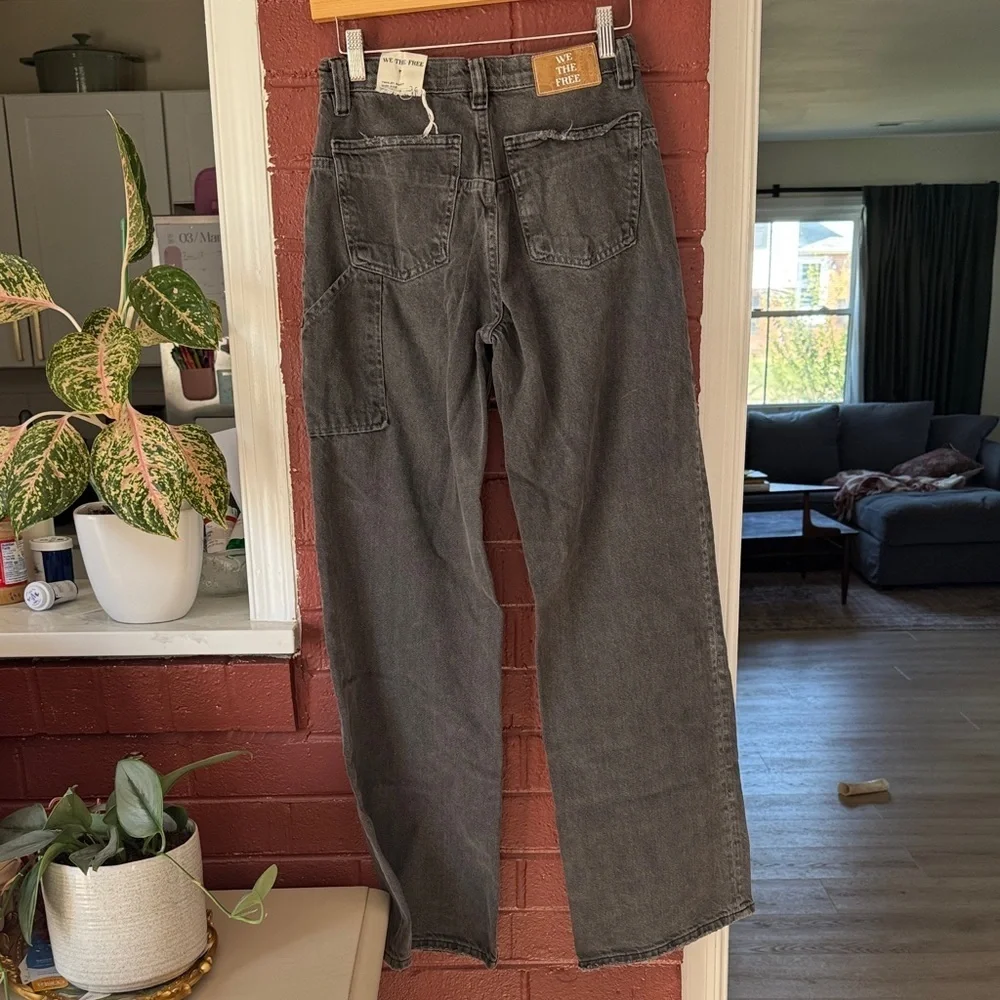 We the Free Tinsley Baggy Wide Leg High Rise Jeans